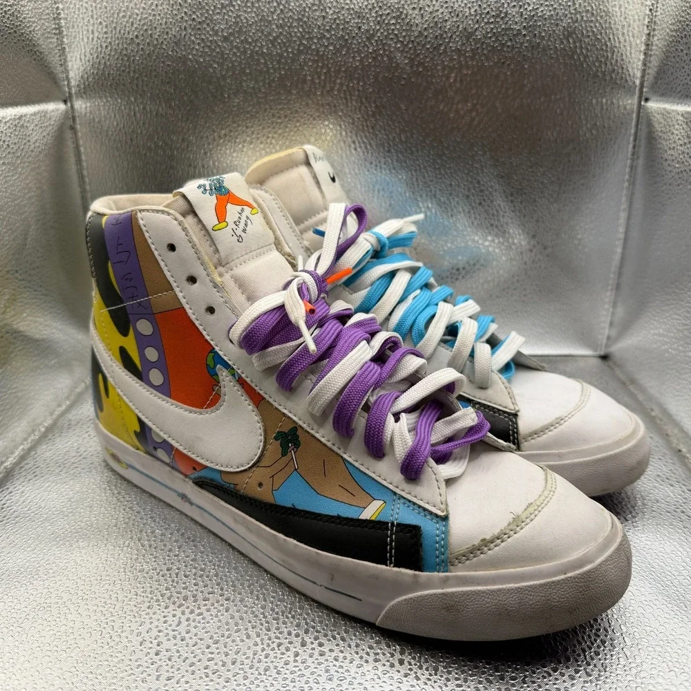 Size 10.5 Nike Flyleather Blazer Mid '77 QS 'Ruohan Wang' Mens Shoes CZ3775-900‎
